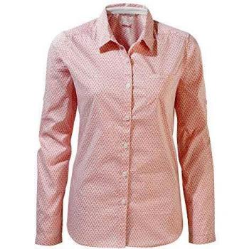 Craghoppers NosiLife Verona II Camisa de manga larga para mujer invierno rosa 2020 Camisa de manga larga, Mujer, color Rosette Prnt, tamaño 48