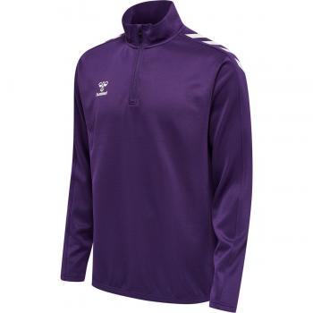 Hummel hmlCORE XK 2XL Regular Fit Zip-Up Sweatshirt in Violet