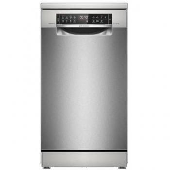 Bosch SPS6EMI21E Lavavajillas Independiente 45 cm, 10 Cubiertos, Clase B, Acero Inoxidable Anti-Huellas, Serie 6