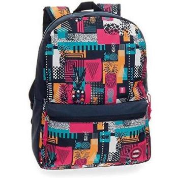 MOVOM Pinneapple 33623B1 Mochila Escolar, 42 cm, 20.83 litros, Multicolor