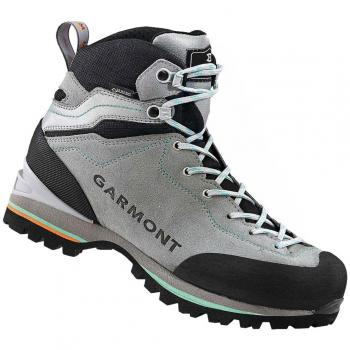 Calzado de Montaña Mujer Garmont Ascent GTX - Impermeable, Gris claro/Verde claro