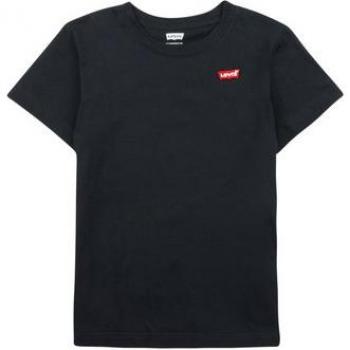 Camiseta de Manga Corta Levi's Batwing Chest Hit para Niños en Negro