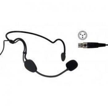 Micrófono de condensador de cabeza Fonestar FCM-660-MC4 con soporte ajustable y alta sensibilidad