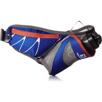 Salomon Sensibelt - Cinturón porta botellas, unisex, Botella 3d 600ml incluída, aguamarina