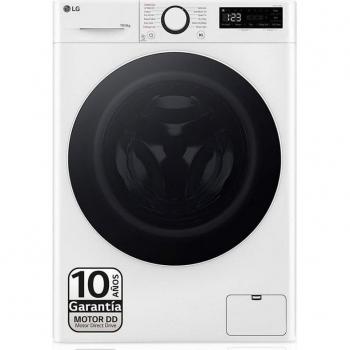 LG F4DR6010A1W Lavasecadora Inteligente AI Direct Drive de Carga Frontal 10Kg Lavado/6Kg Secado, 1400 RPM, Función Vapor, Color Blanco