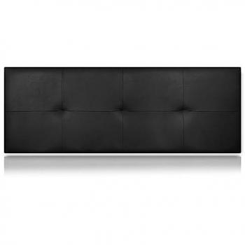 Cabecero Zeus Tapizado en Polipiel Negro 100x50cm de SonnoMattress