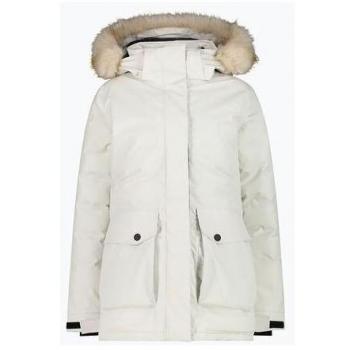 CMP Women's Waterproof Parka with Zip Hood - White 32K3206F