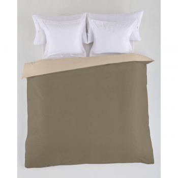 Funda Nórdica Reversible Visón y Piedra