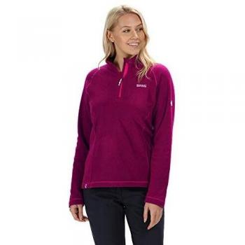 Regatta Kenger - Forro Polar de Media Cremallera para Mujer, Mujer, Color Morado, tamaño Size: 10