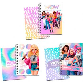 Libreta A5 Tapa Dura 80 Hojas 100 Gsm Wow Generation