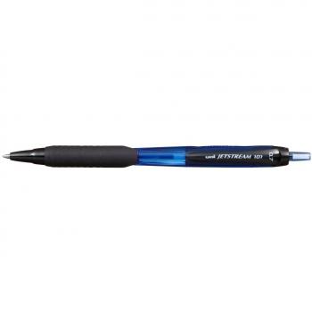 Bolígrafo Uni-ball Jetstream Sxn-101-07 - Tinta Azul - Punta de Bola 0.7mm - Secado Instantáneo - Ideal para Zurdos (12 Uds)