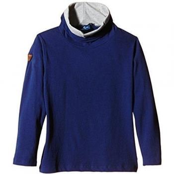 Tom Tailor shawl collar longsleeve/510-Camiseta manga larga Niños,, Blau