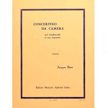 Concertino da Camera by Jaques Ibert (Piano Red) Editions LEDUC