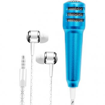 Auriculares Mini con Micrófono de 3.5mm para Grabación de Voz en PC
