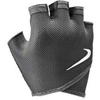Guantes de Entrenamiento Esenciales Nike Livianos para Mujeres - Negro/Gris, Talla M