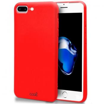 Funda de Silicona Roja para iPhone 7 Plus / iPhone 8 Plus