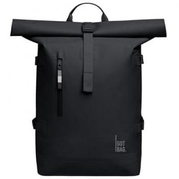 GOT BAG Monochrome Black Rolltop Laptop Backpack 43 cm