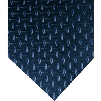 WEARWELL 385.316 X 4 X 75bk diamond-plate Runner Mat, 122 cm x 2286 cm), color negro