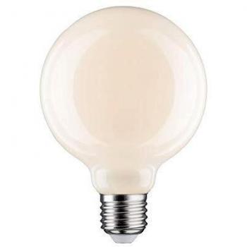Lámpara LED Globo E27 6W (40W), 470 lm, Opalina, Regulable, Luz Cálida (2700 K)