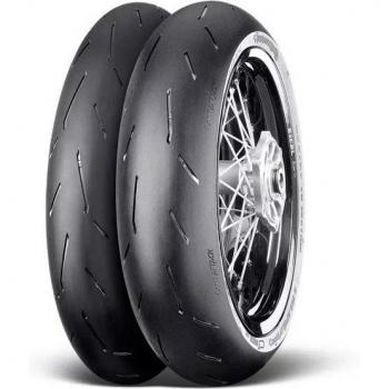 Continental ContiAttack SM 2 - Neumático trasero de motocicleta, tamaño 160/60 R17 TL 69H, tipo radial, diseñado para uso en carretera y circuito, con excelente agarre en seco y mojado