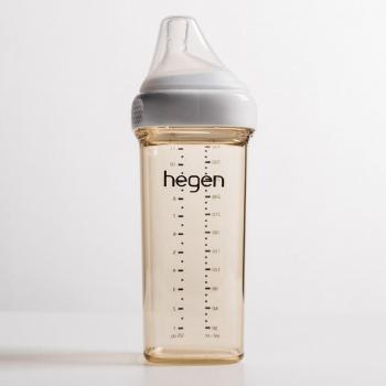 Hegen PCTO™ 240ml/8oz Feeding Bottle PPSU with Medium Flow Nipple (3 to 6 months)