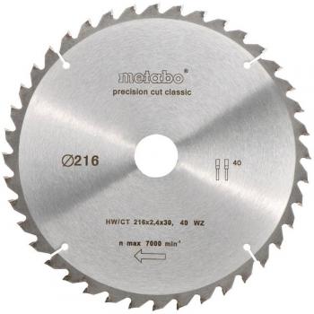 Metabo Hoja de sierra precision cut wood - professional, 315x30, D48 DI 15° (628056000)