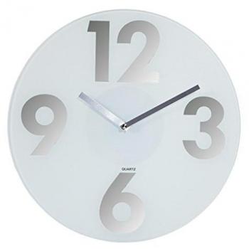 Reloj de Pared Elegante Multicolor 35x35x4 cm - Decorativo y Funcional