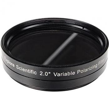 Explore Scientific Filtro polarizador Variable de 2 para telescopios para Ajuste de Brillo Individual, 0310250