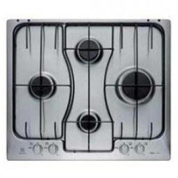 Piano Cottura a Gas Electrolux RGG6242LOX Inox 60 cm 4 Fuochi con Bruciatore Superpower