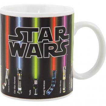 Star Wars Taza con efecto térmico sable de luz cambia con el calor Taza de café taza de cerámica