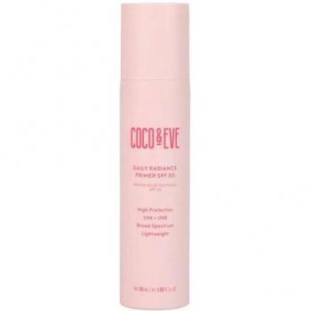Coco & Eve Daily Radiance Primer SPF 50 - Lightweight Protective Fluid with Brightening Effect - 50 ml