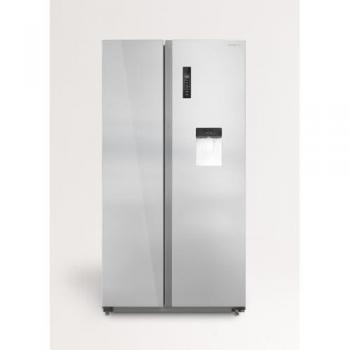 Frigorífico Side By Side Create Studio 559L con Dispensador de Agua, No Frost, Acero Inoxidable, Modo Vacaciones, Touch Electrónico