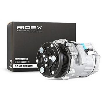 Compresor de aire acondicionado RIDEX 447K0071 para OPEL y VAUXHALL, modelo SD6V12, refrigerante R134a, con polea de 105mm y 6 ranuras