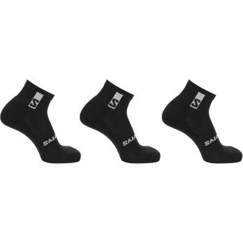 Pack de 3 pares de calcetines unisex Salomon Everyday Ankle negro