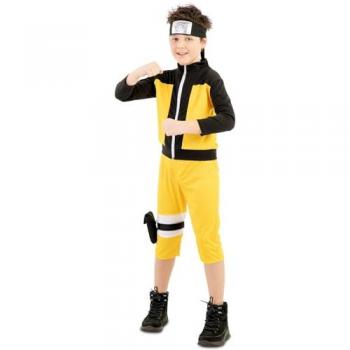 Disfraz de Ninja Hokage Amarillo para Niño T. 5-6