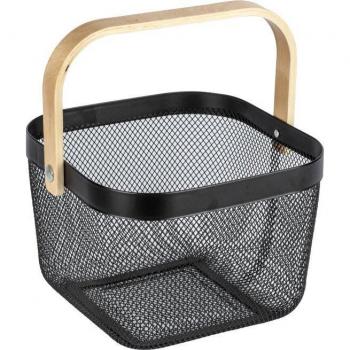 CESTA DE BAÑO CON ASA BAMBUSA 24755 - Organizador de Baño Ecológico y Funcional