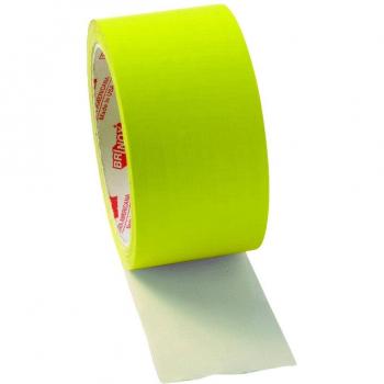 Brinox B61110A Cinta Americana, Amarillo Fluorescente, 50 mm x 10 m