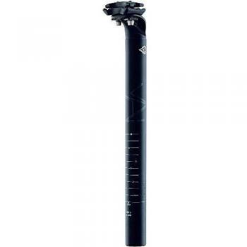Cinelli Vai Seatpost - Tija para Bicicletas, tamaño 27.2 mm, Color Negro