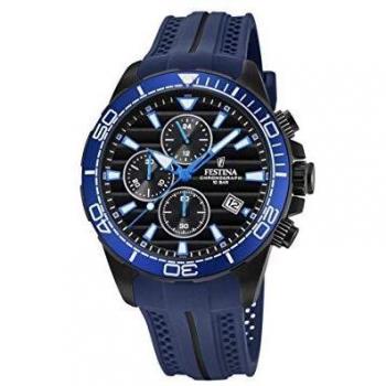 Reloj Festina Para Hombre F20369 con Caja de Acero Inoxidable 316L Negro