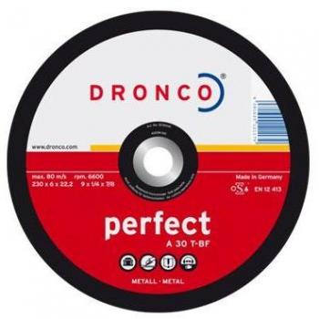 DRONCO A30T-150 - Disco de desbaste A 30 T Perfect-metal, 150 x 6 mm