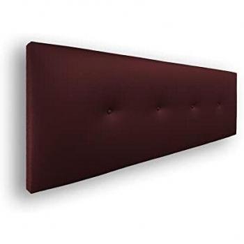 Silcar Home - Cabecero de Cama Tapizado en Polipiel con Hilera de Botones, Modelo Silvi