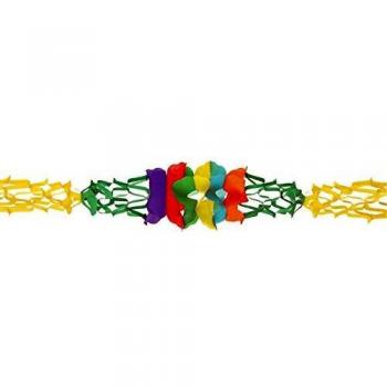 EUROCARNAVALES Guirnalda Multicolor 400 cm