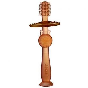 Haakaa Cepillo de dientes de silicona de 360 grados, rosa, 16 g