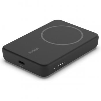 Belkin BoostCharge Power Bank 5K con soporte magnético inalámbrico - Negro