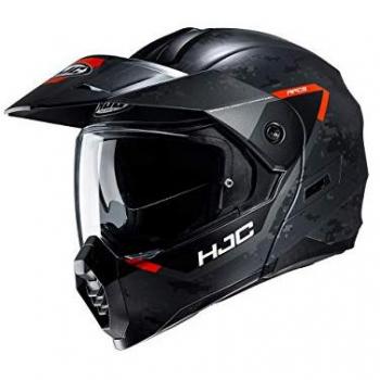 Casco Modular HJC C80 Bult MC7SF Negro-Rojo-Naranja XS
