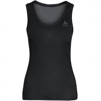 Camiseta térmica de manga corta Odlo Active F-Dry Light Eco para mujer en color negro (talla M)
