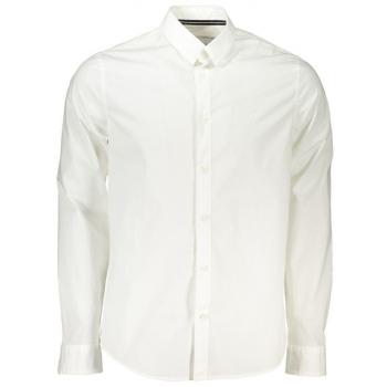 Calvin Klein Elegant Slim Fit White Shirt for Men - Size XXL