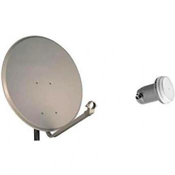 Kit Parabólica 60 cm Daxis + LNB x10 Sin Soporte