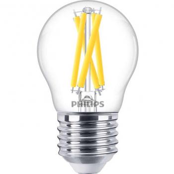 Philips Master LED DimTone Golfball 3.4W E27 Dimmable Warm White Clear