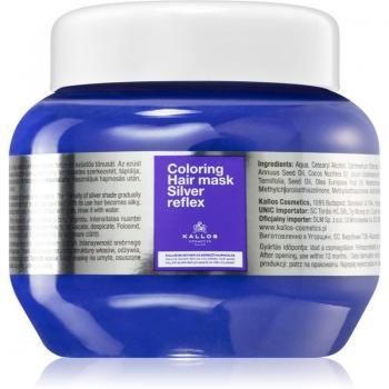 Kallos Silver Reflex Hair Mask 275ml - Neutralizes Yellow Tones for Blonde Hair